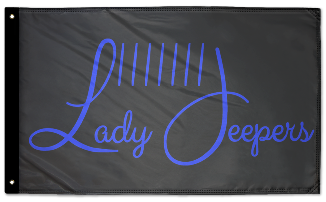 Lady Jeepers Flag 3'x5' Double-Sided Flag