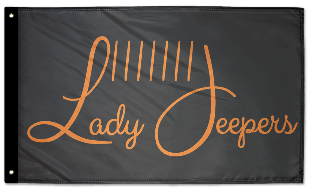 Lady Jeepers Flag 3'x5' Double-Sided Flag