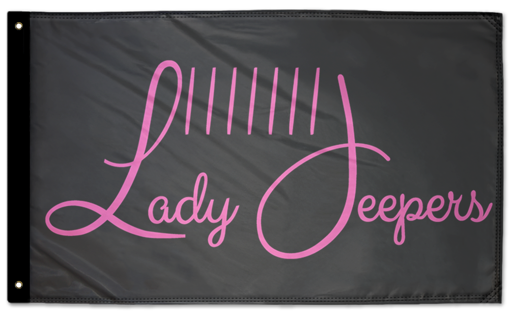 Lady Jeepers Flag 3'x5' Double-Sided Flag