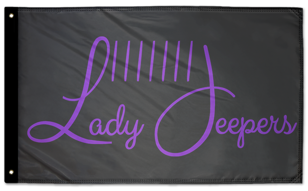 Lady Jeepers Flag 3'x5' Double-Sided Flag