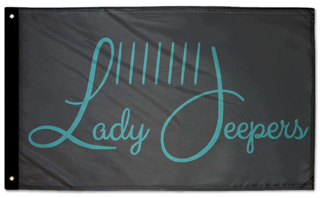 Lady Jeepers Flag 3'x5' Double-Sided Flag