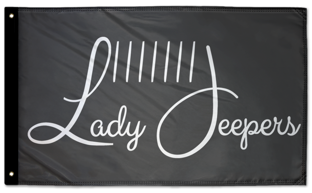 Lady Jeepers Flag 3'x5' Double-Sided Flag