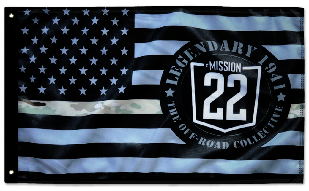 Legendary 1941 Mission 22 Subdued Camo Line Flag 3'x5' Double-Sided Flag