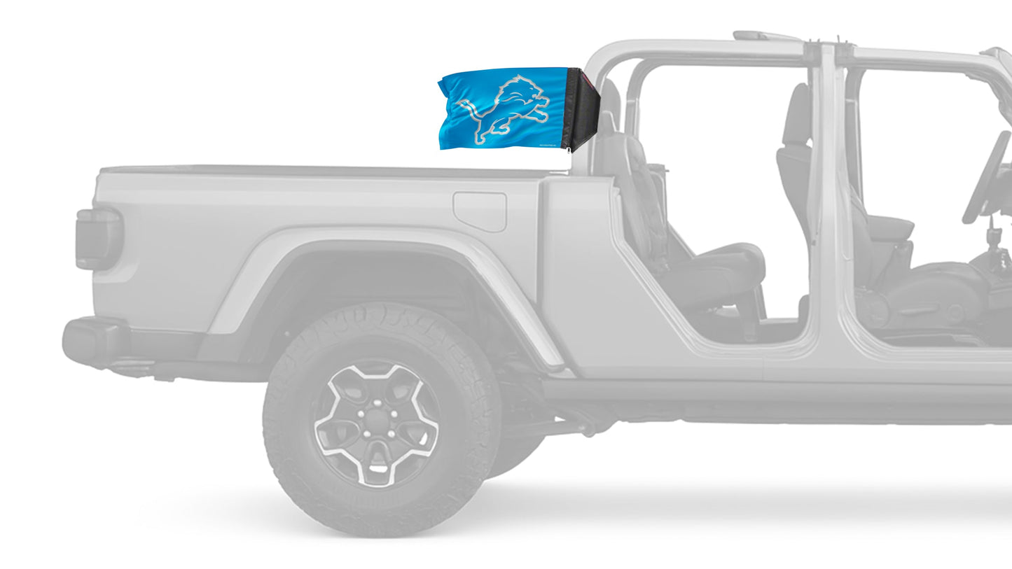 Detroit Lions 11"x17" Forever Wave Flag for Jeep Gladiator JT
