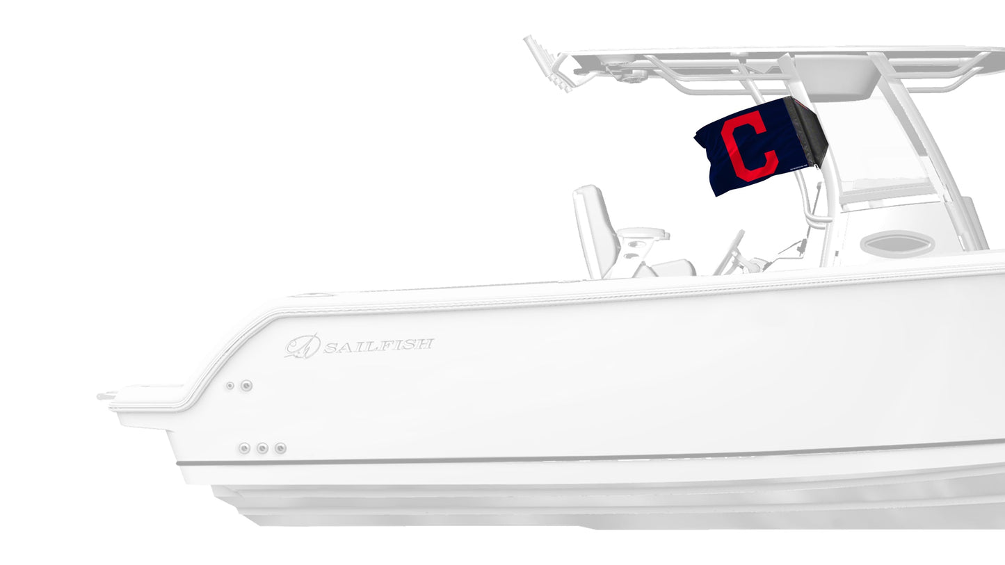 Cleveland Indians 11"x17" Forever Wave Flag for Boats