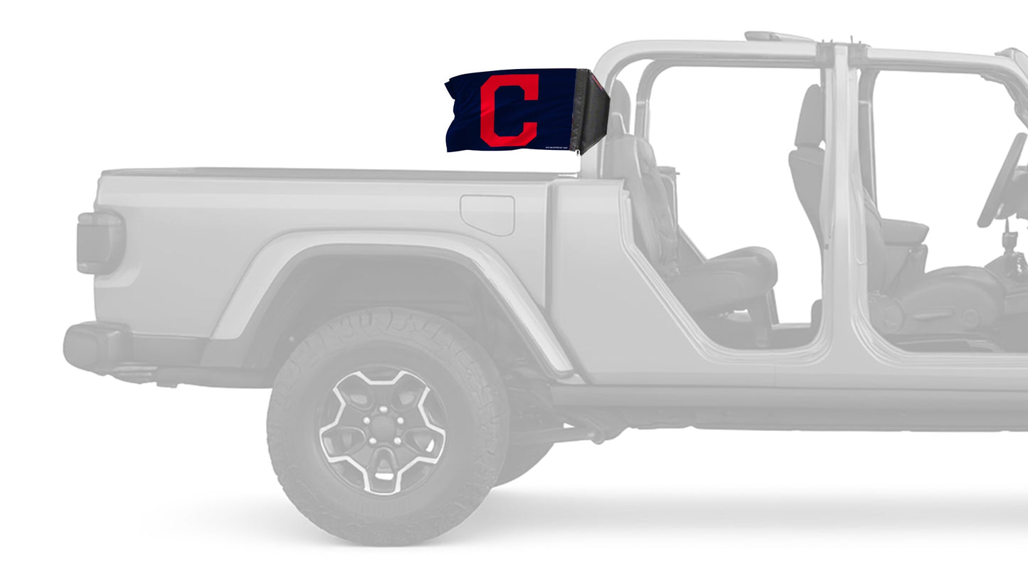 Cleveland Indians 11"x17" Forever Wave Flag for Jeep Gladiator JT
