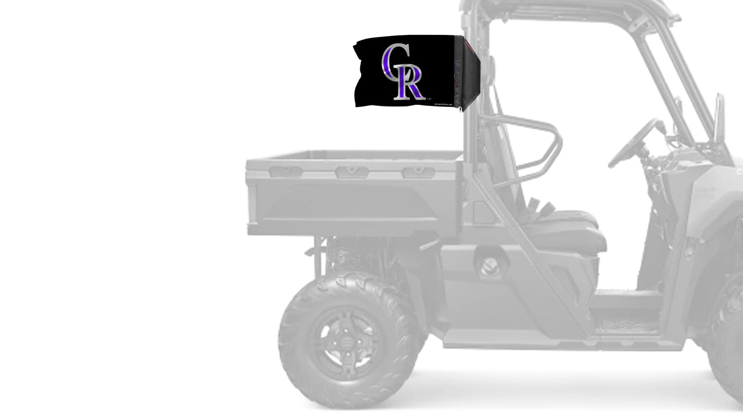 Colorado Rockies 11"x17" Forever Wave Flag for UTVs