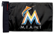 Miami Marlins 11"x17" Forever Wave Flag for Jeep Wrangler JL 2-Door 2018-Present