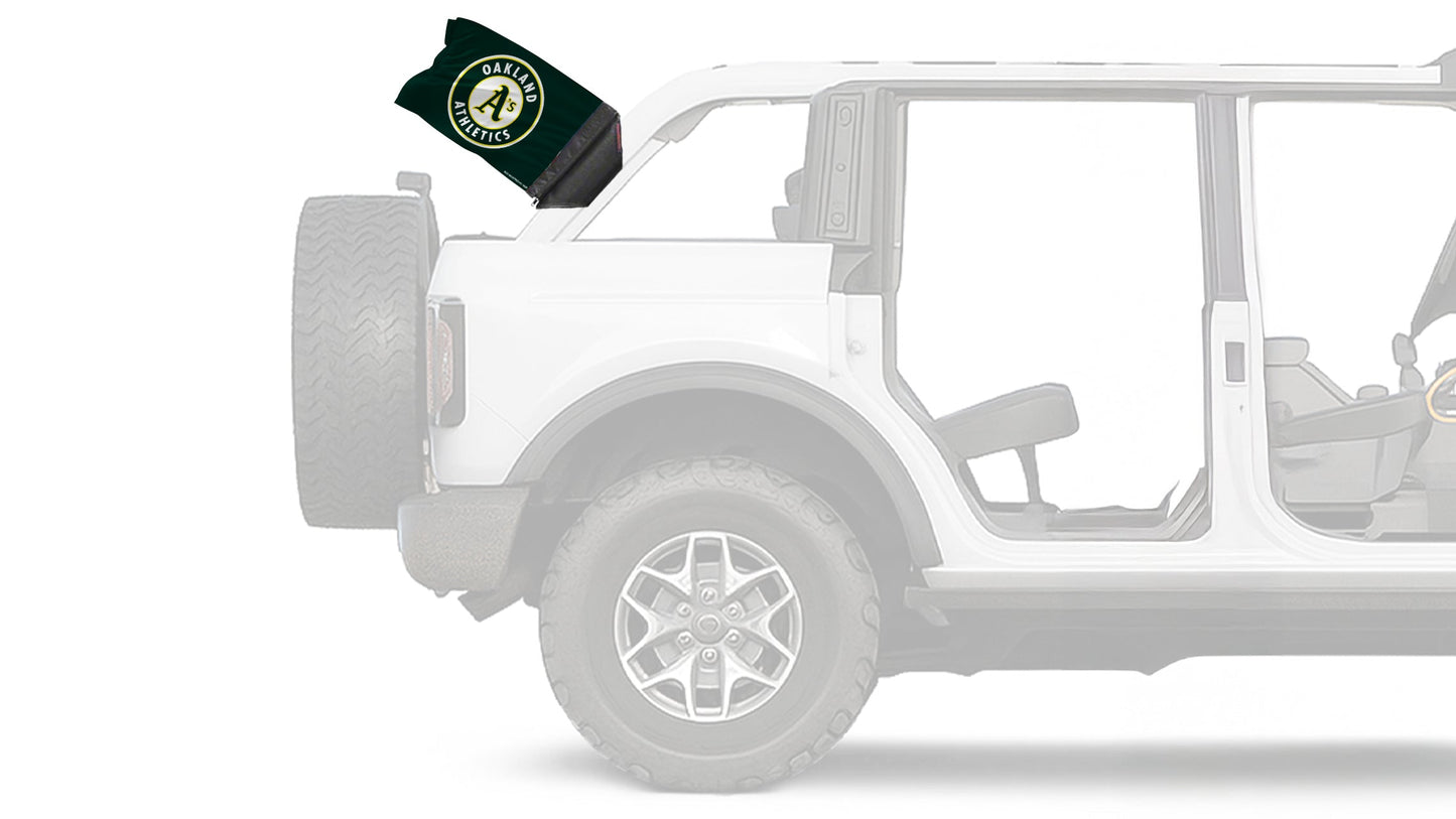 Oakland A's 11"x17" Forever Wave Flag for Bronco
