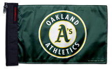 Oakland A's 11"x17" Forever Wave Flag for Jeep Wrangler JL 2-Door 2018-Present