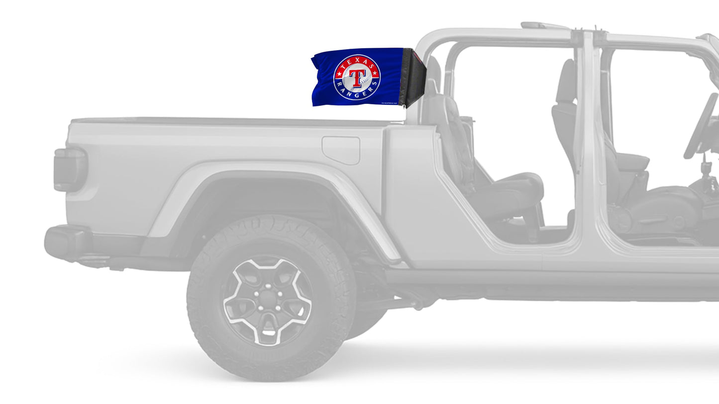 Texas Rangers 11"x17" Forever Wave Flag for Jeep Gladiator JT