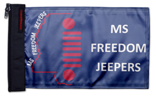 MS Freedom Jeepers Flag 12"x18" Forever Wave Flag