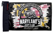Maryland's Jeep Club 12"x18" Forever Wave Flag