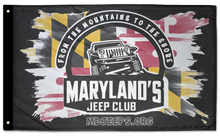 Maryland's Jeep Club 3'x5' Double-Sided Flag