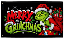 Merry Grinchmas 3'x5' double-sided flag made in the USA