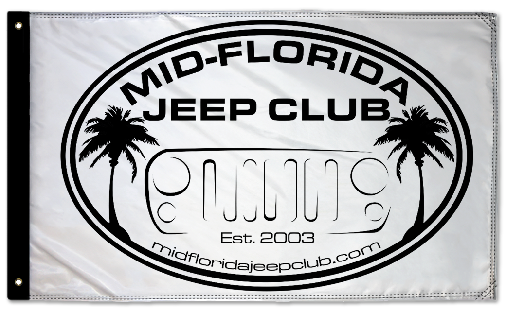 Mid-Florida Jeep Club 3'x5' Double-Sided Flag