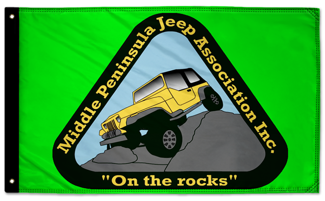 Middle Peninsula Jeep Association Flag 3'x5' Double-Sided Flag