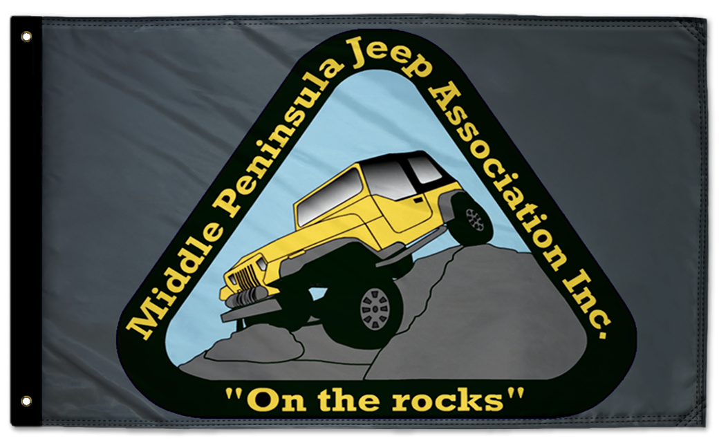 Middle Peninsula Jeep Association Flag 3'x5' Double-Sided Flag