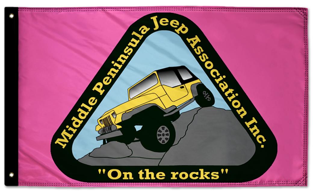 Middle Peninsula Jeep Association Flag 3'x5' Double-Sided Flag