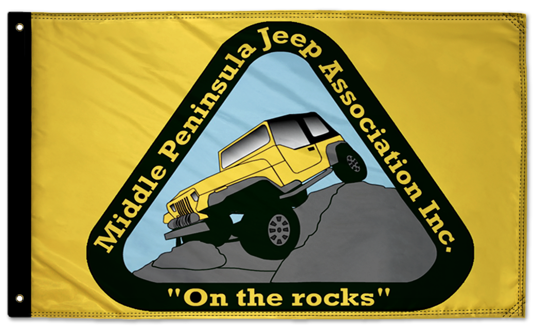 Middle Peninsula Jeep Association Flag 3'x5' Double-Sided Flag