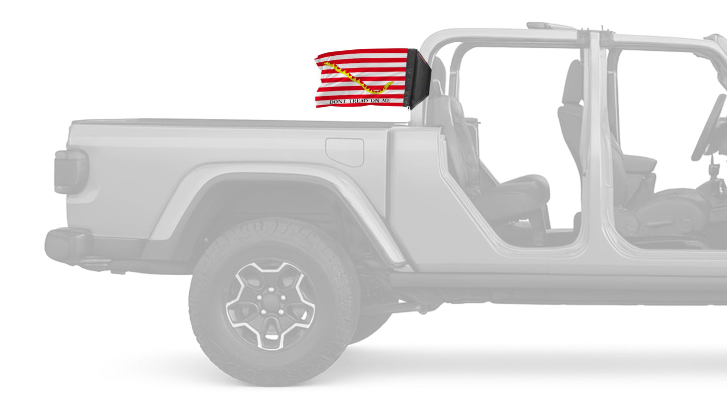 1st Navy Jack 12"x18" Forever Wave Flag for Jeep Gladiator JT