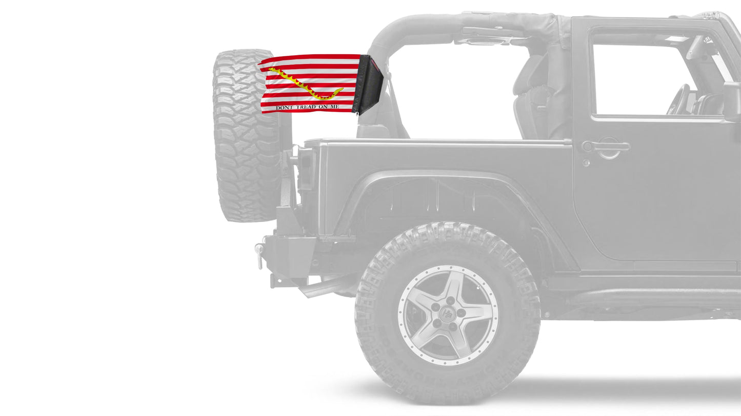 1st Navy Jack 12"x18" Forever Wave Flag for Jeep Wrangler LJ 2003-2006