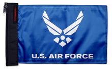 Air Force Blue12"x18" Forever Wave Flag for Jeep Wrangler JL 2-Door 2018-Present