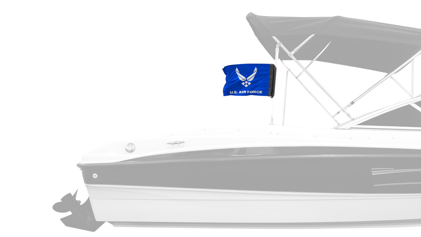 Air Force Blue 12"x18" Forever Wave Flag