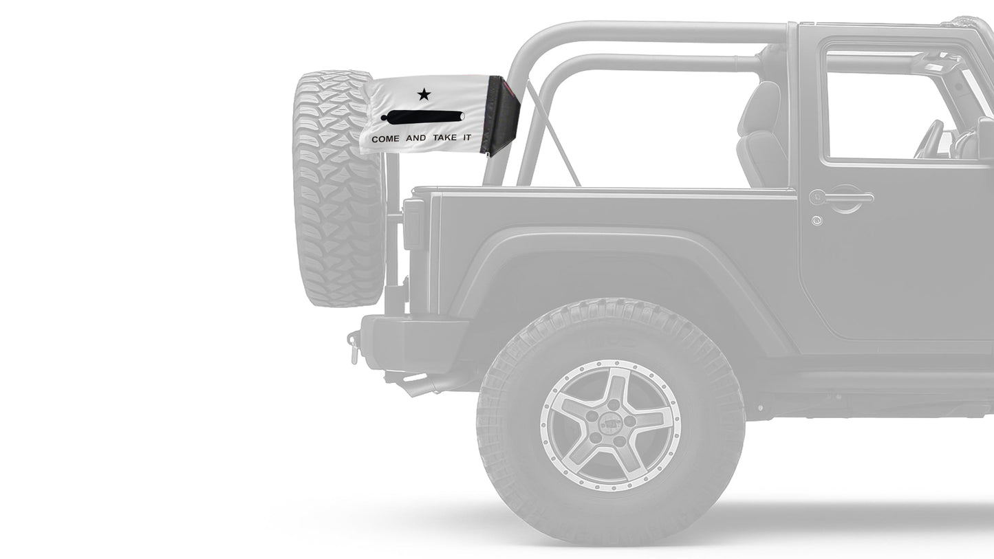 Gonzales 12"x18" Forever Wave Flag for Jeep Wrangler JKU 4-Door 2007-2018