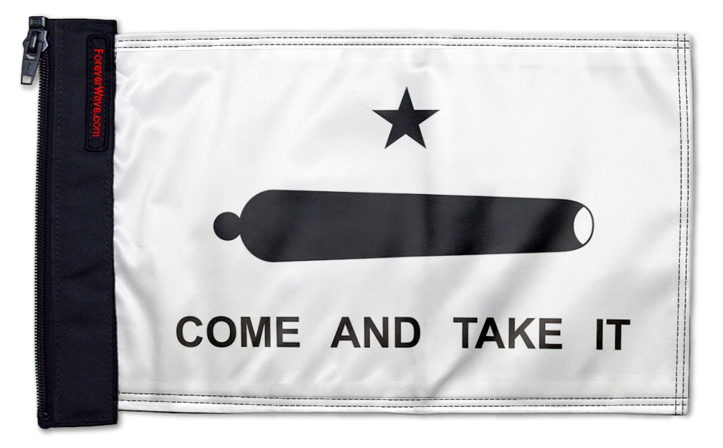 Gonzales 12"x18" Forever Wave Flag for Jeep Wrangler CJ-7 and CJ-8 1976-1986