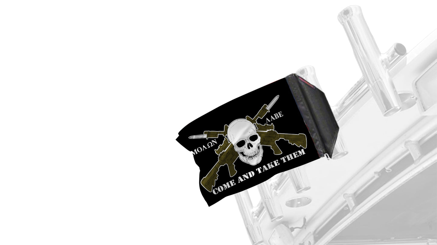 Molan Labe 12"x18" Forever Wave Flag for Boats