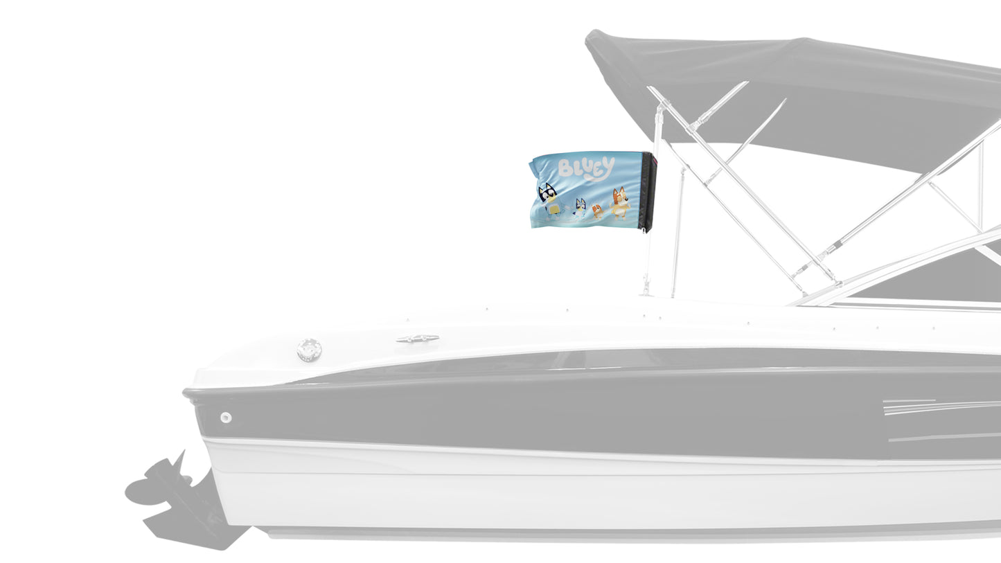 Bluey 12"x18" Forever Wave Flag