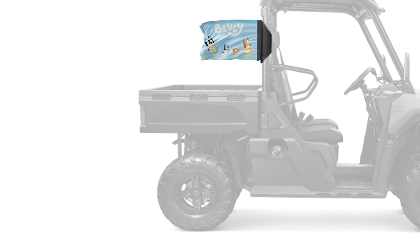 Bluey 12"x18" Forever Wave Flag for UTVs