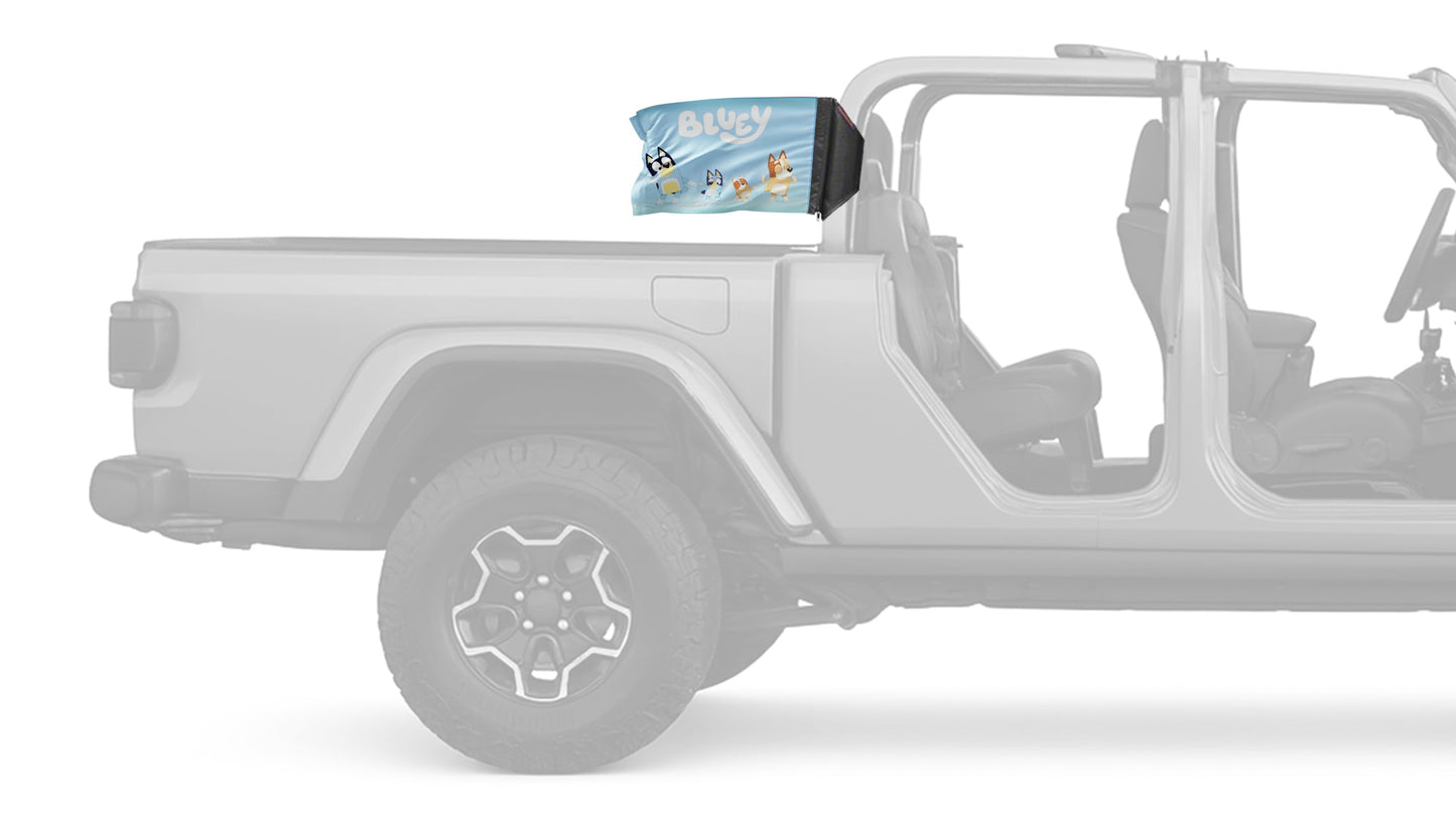 Bluey 12"x18" Forever Wave Flag for Jeep Gladiator JT