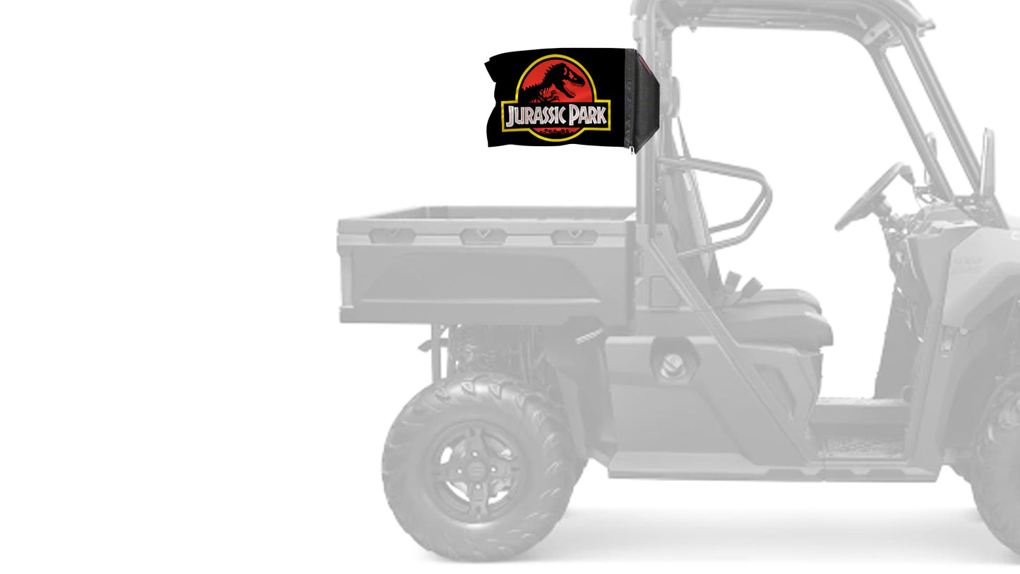 Jurassic Park 12"x18" Forever Wave Flag for UTVs