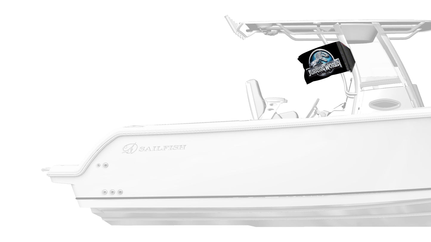 Jurassic World 12"x18" Forever Wave Flag for Boats