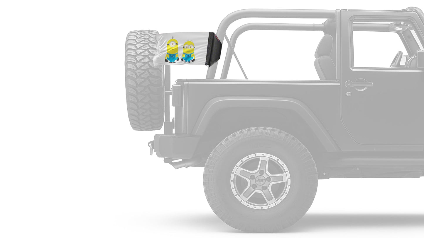 Minions 12"x18" Forever Wave Flag for Jeep Wrangler YJ 1986-1995