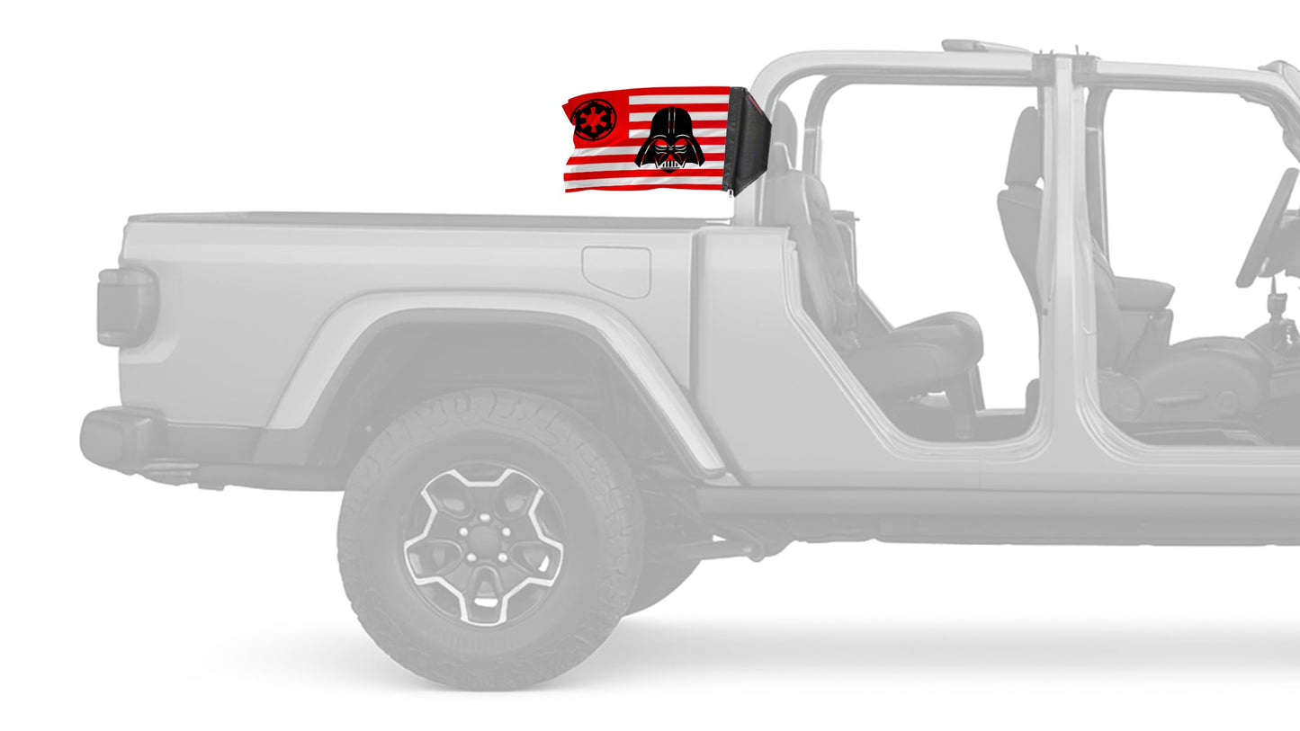 Star Wars Vader Imperial 12"x18" Forever Wave Flag for Jeep Gladiator JT