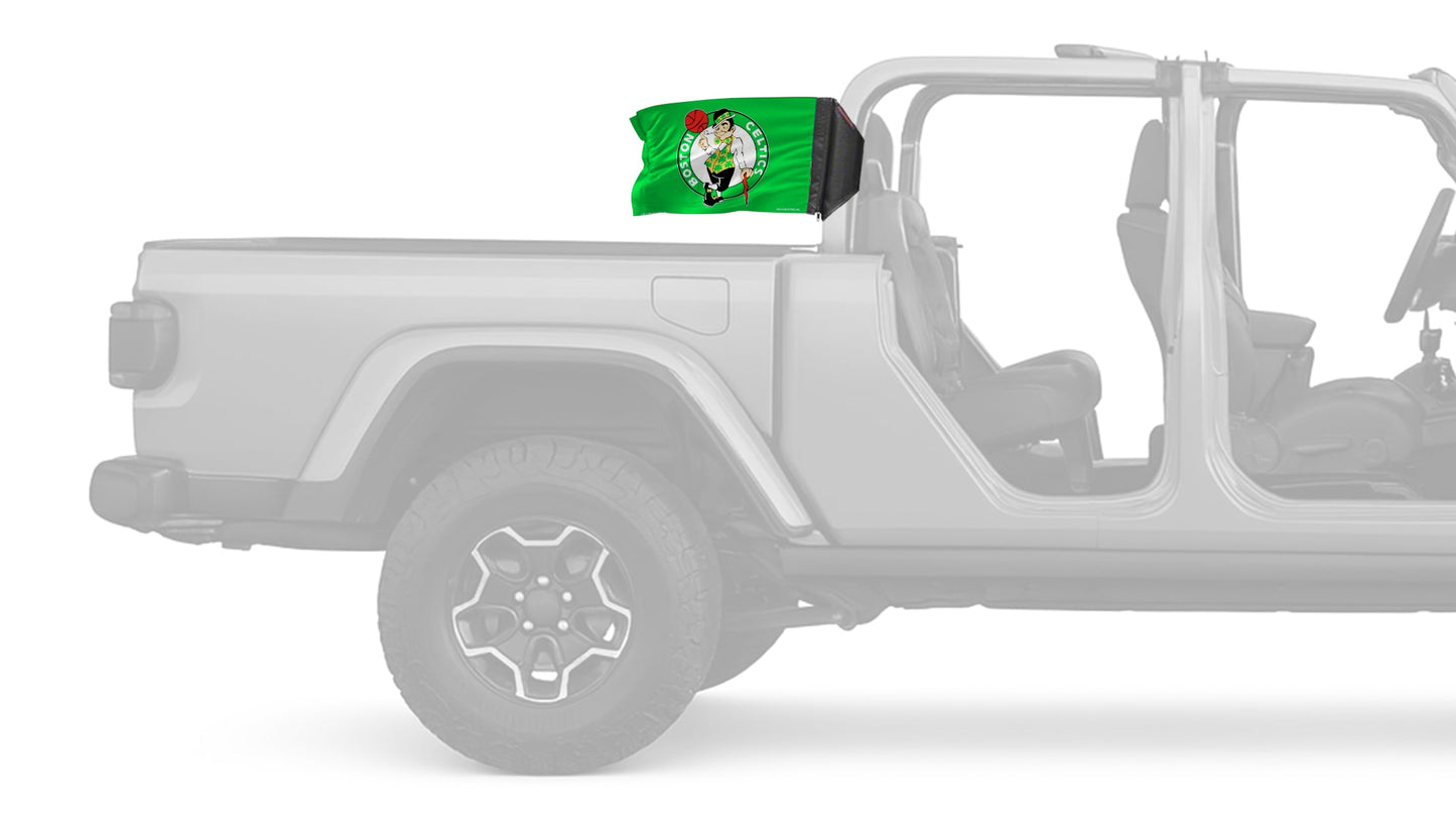 Boston Celtics 11"x17" Forever Wave Flag for Jeep Gladiator JT