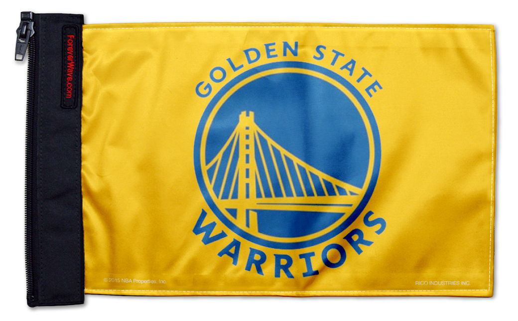 Golden State Warriors 11"x17" Forever Wave Flag for UTVs