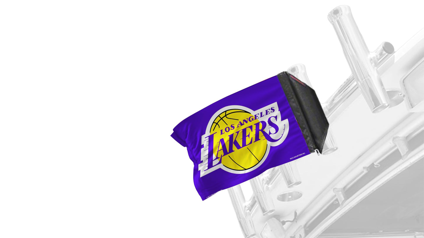 Los Angeles Lakers 11"x17" Forever Wave Flag for Boats