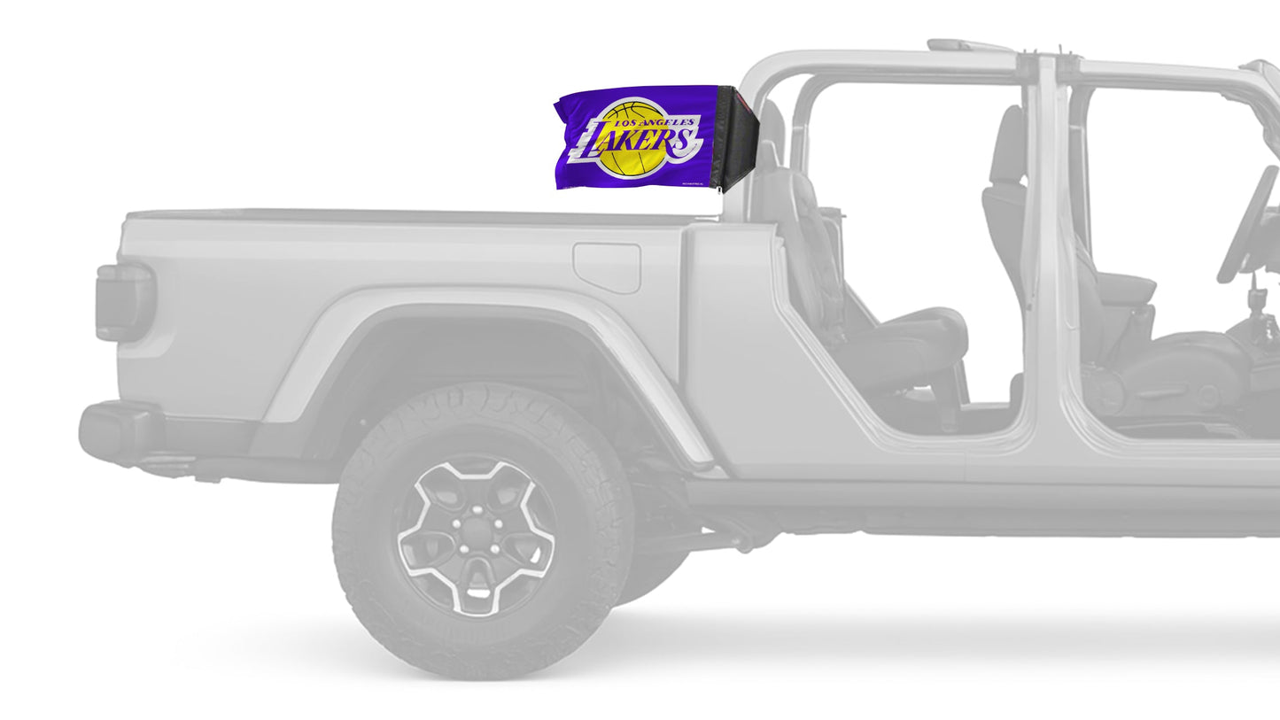 Los Angeles Lakers 11"x17" Forever Wave Flag for Jeep Gladiator JT