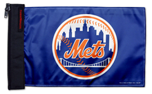New York Mets 11"x17" Forever Wave Flag for Jeep Wrangler TJ 1996-2006