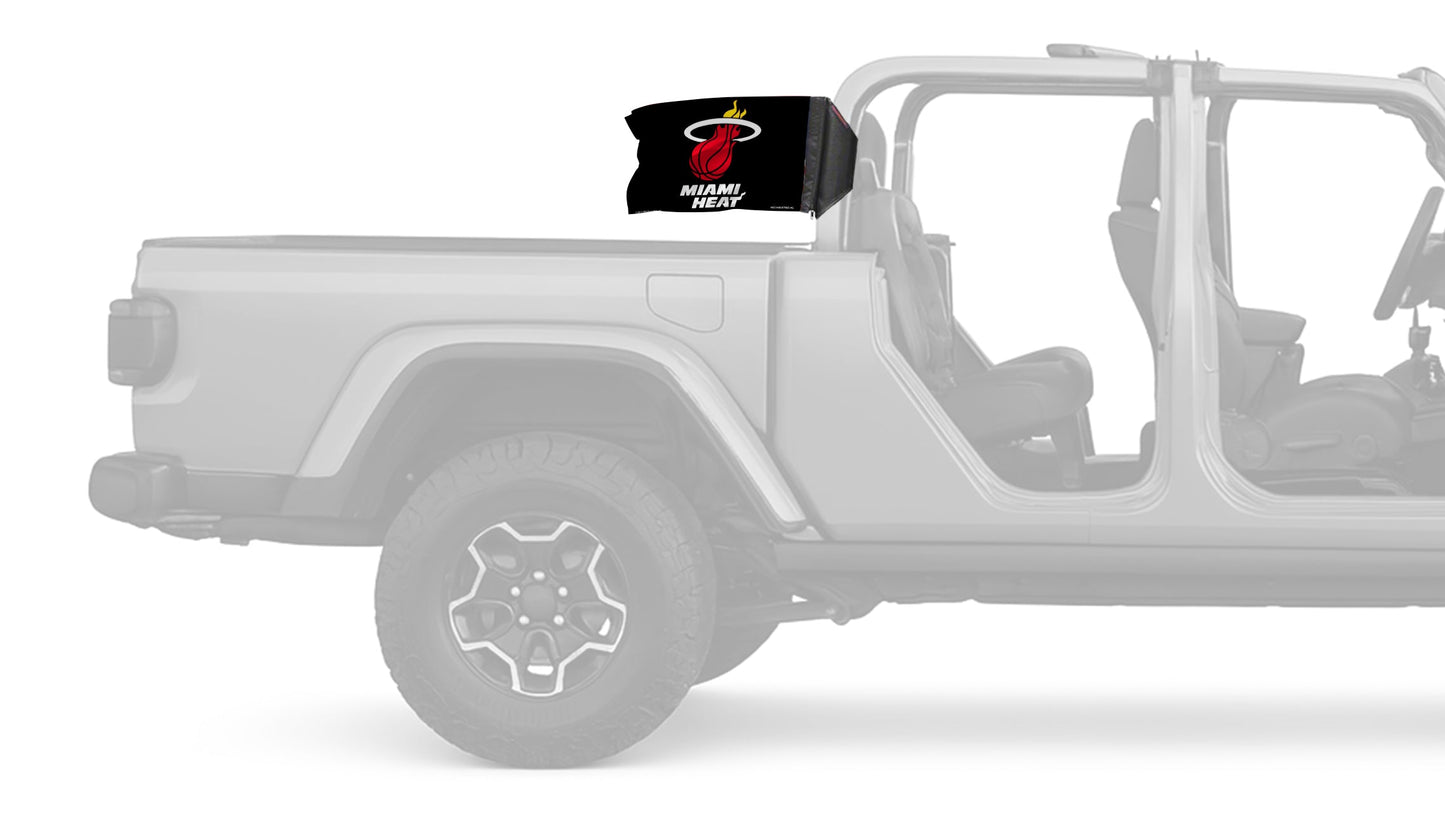 Miami Heat 11"x17" Forever Wave Flag for Jeep Gladiator JT