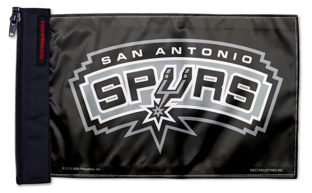San Antonio Spurs 11"x17" Forever Wave Flag for UTVs