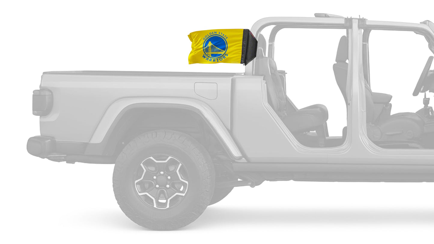 Golden State Warriors 11"x17" Forever Wave Flag for Jeep Gladiator JT