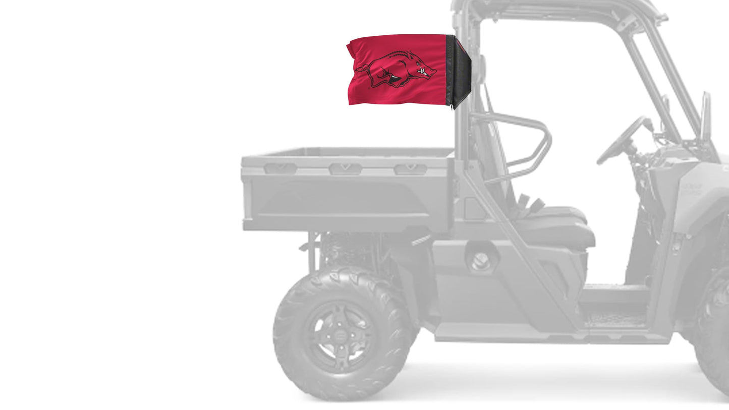 Arkansas 11"x17" Forever Wave Flag for UTVs