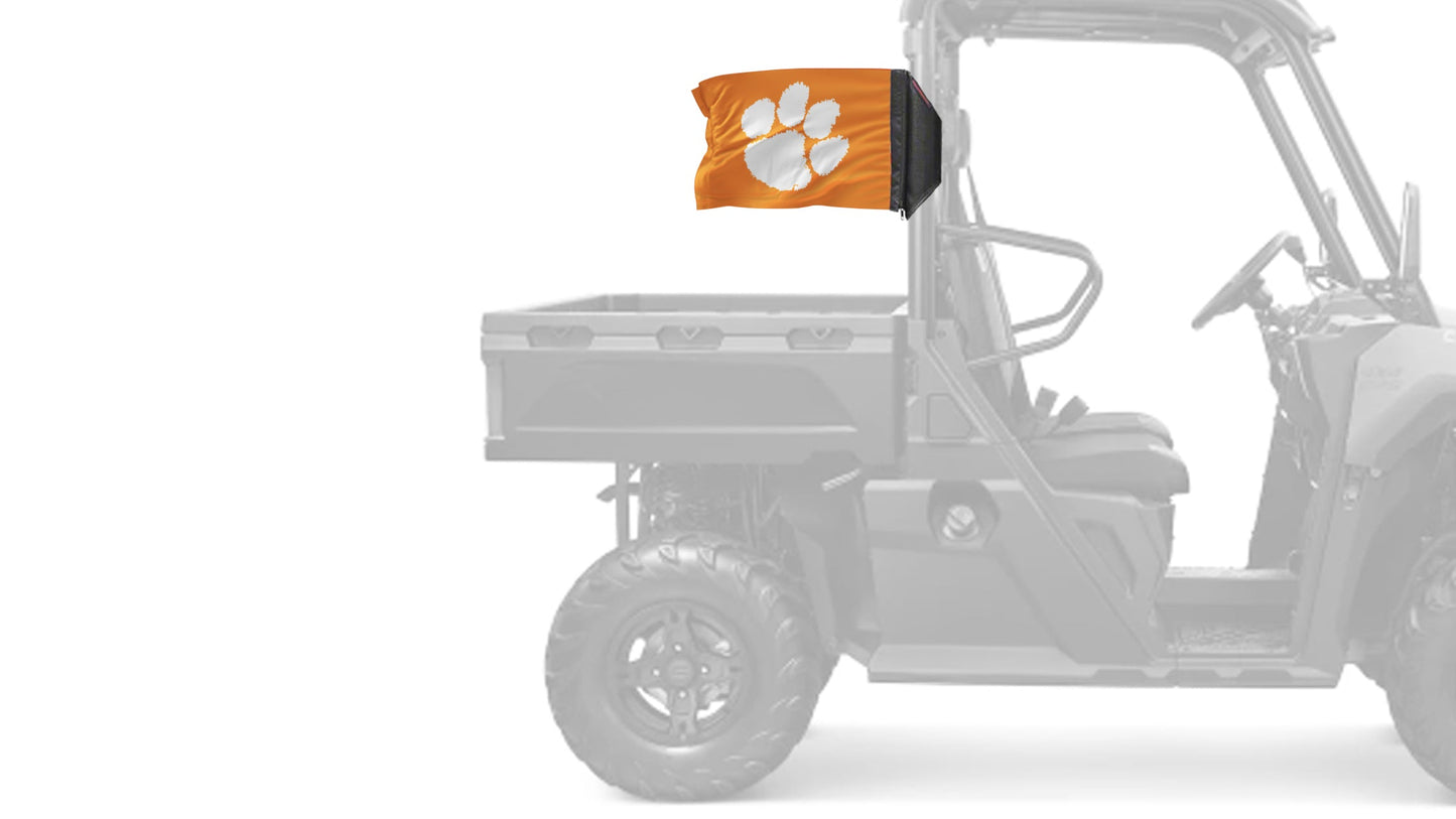 Clemson 11"x17" Forever Wave Flag for UTVs