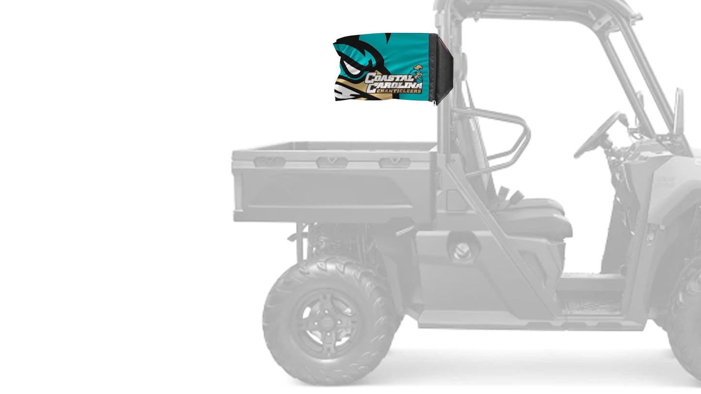 Coastal Carolina 11"x17" Forever Wave Flag for UTVs