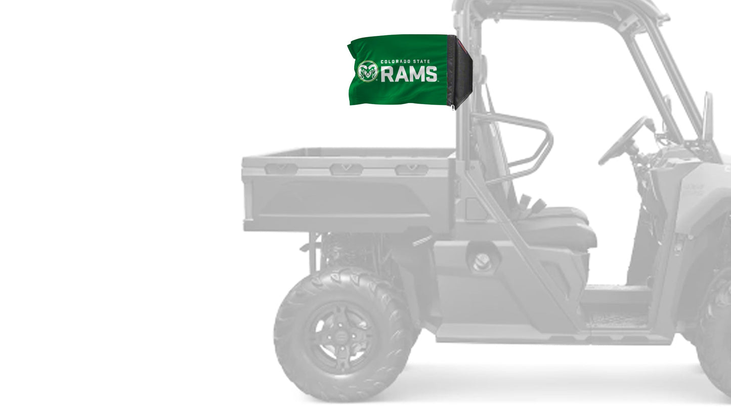 Colorado State 11"x17" Forever Wave Flag for UTVs